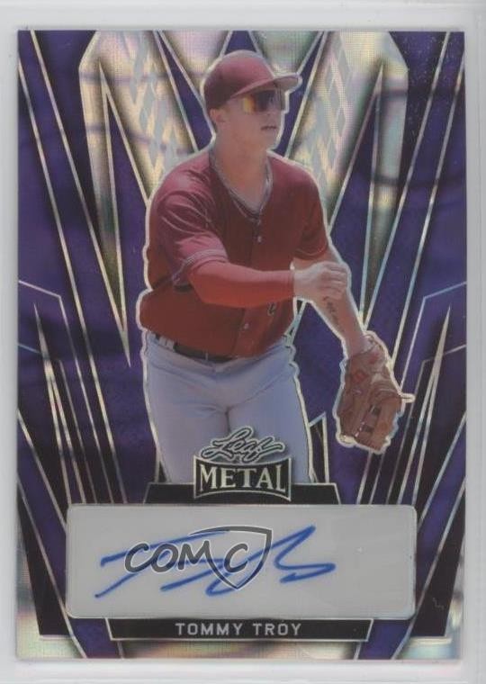 2024 Leaf Metal Purple Lava 9/9 Tommy Troy #BA-TT1 Auto 4z8