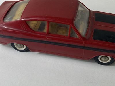 Opel Kadett B coupe Rallye-GAMA-no 461-very good-friktion-1:20-Red-selten