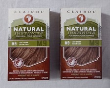 CLAIROL NATURAL INSTINCTS FOR MEN M9 LIGHT BROWN HAIR COLOR KIT LOT OF 2