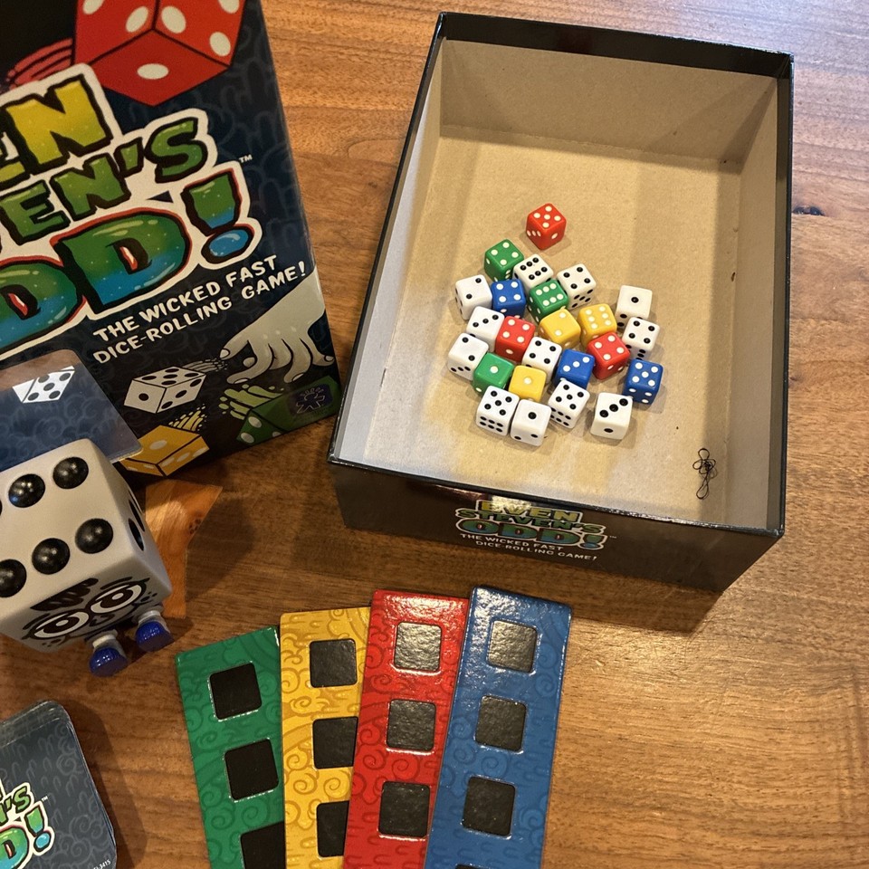 Rolling Picture Add Even Steven's Odd! Educational Insights Dice-Rolling Game, 2-4 Players ...
