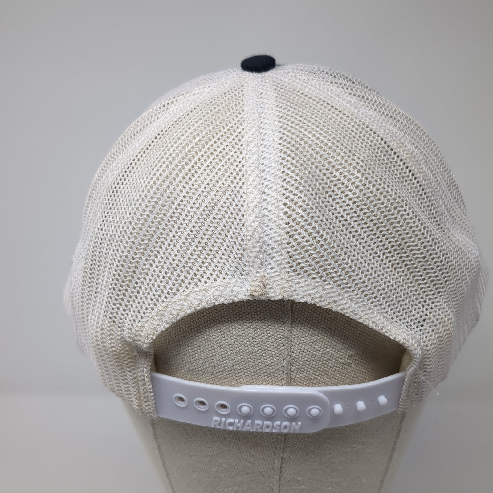 Evans Construction Company Patch Trucker Hat Blue… - image 6