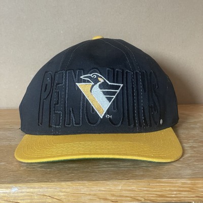 Vintage 90s Pittsburgh Penguins Starter Hat Snapback NHL Hockey