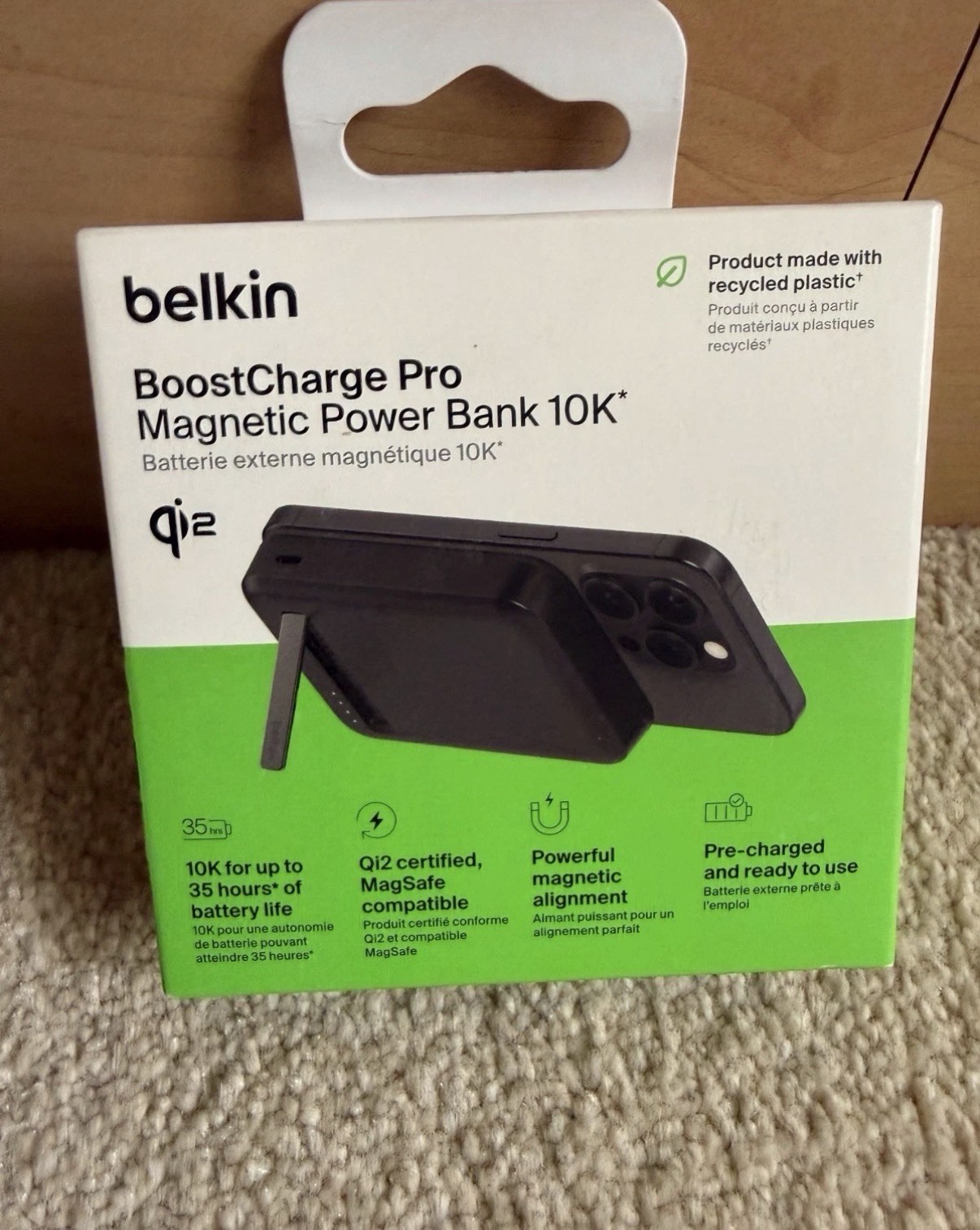 Belkin BoostCharge Pro MAGNETIC Power Bank 10000mAh 10K MagSafe Wireless Qi2