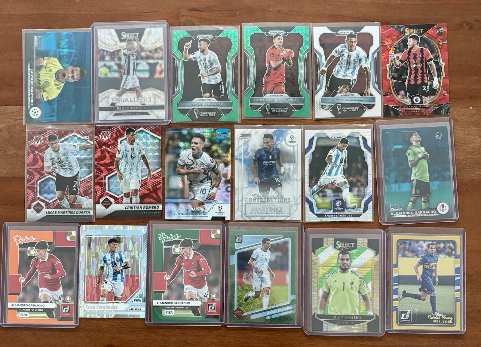 Haaland, Saka, Mbappe, Victor Munoz + More - Huge Lot Rookies Parallels Base view 22