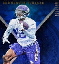 2017 Panini XR Rookies Blue 197/199 Rodney Adams #111 Vikings Lakewood Spartans