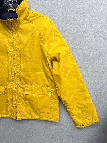 Ralph Lauren Polo Jeans Coach Jacket Mens M Yellow Spellout Logo Y2K Vintage - Picture 3 of 9