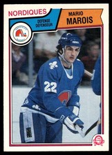 1983-84 O-Pee-Chee VTG OPC Hockey Mario Marois Quebec Nordiques #295