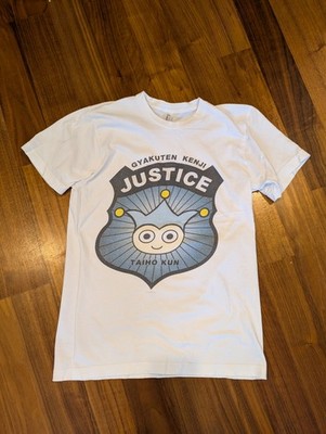 Vintage Capcom Ace Attorney Phoenix Wright Game T-Shirt Size M Gyakuten Kenji