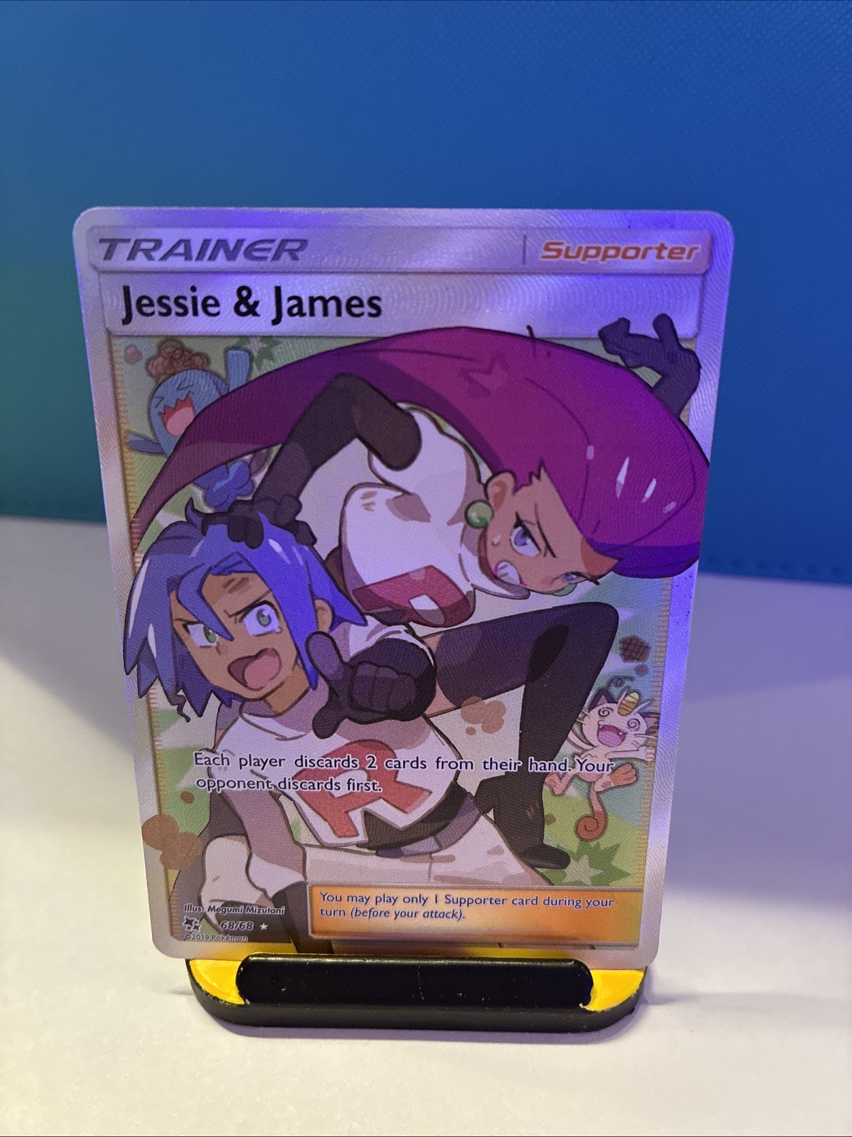 Jessie & James (Full Art) 68/68 Hidden Fates Holo LP/NM