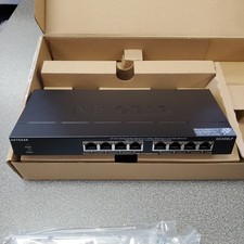 Netgear 8-Port Gigabit Ethernet Unmanaged Essentials PoE Switch GS308LP