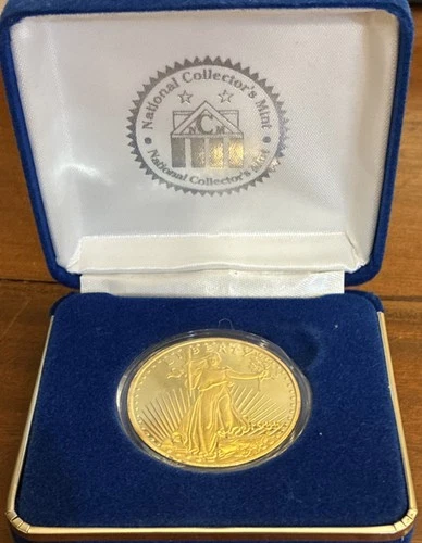 National Collector's Mint 1933 Gold Double Eagle Fantasy Proof Coin 24KT Gold