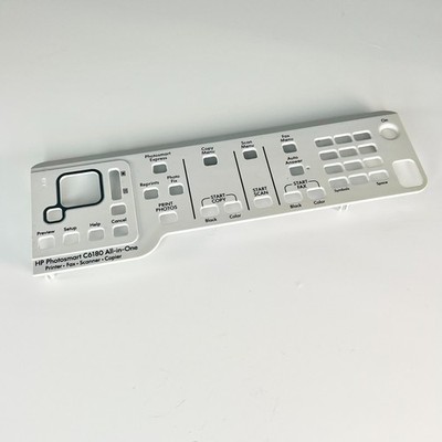 HP Photosmart C6180 Printer Front/Main Control Panel Cover Replacement Part Only