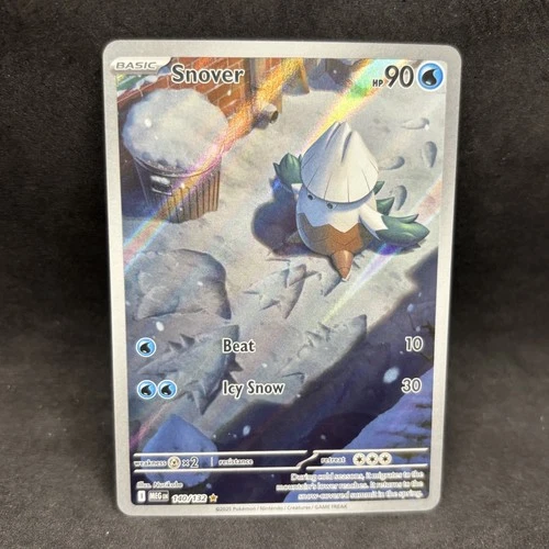 Pokemon TCG - Snover 140/132 Illustration Rare - Mega Evolution Base - NM