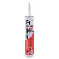 Hercules 25666 Silicone Sealant, 10 Oz, Cartridge, Red, Silicone Base, High Temp