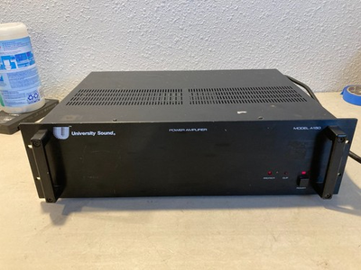 #ad #ad UNIVERSITY SOUND A150 POWER AMPLIFIER MONO RACK MOUNT $144.99