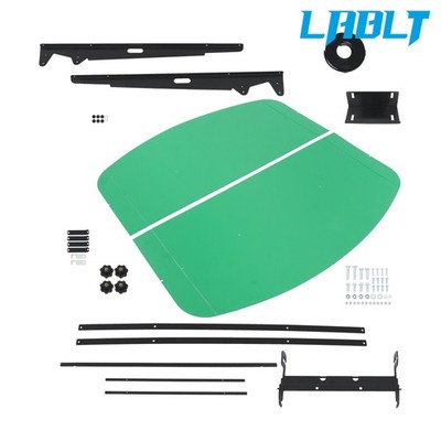 LABLT Green Tractor & Mower Tuff Top Canopy 52''× 52'' For 2'' x 2'' or 2'' x 3'' Rops