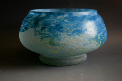 ANTIKE JUGENDSTIL DAUM NANCY PATE DE VERRE VASE