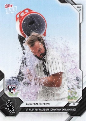 2026 Topps Now Card #47 Tristan Peters 1st MLB RBI Walk Off