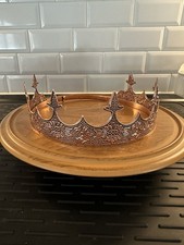 Copper King Celtic Party Cross Tiara Crown for costume, prom, renaissance. 7-8  
