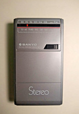 Sanyo Portable FM/AM 2-Band Stereo Walkman Receiver RP50 Portable Radio Tested