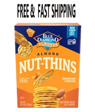 Blue Diamond Almond Nut Thins, Cheddar Cheese, Gluten-free, Kosher, 4.25 Oz