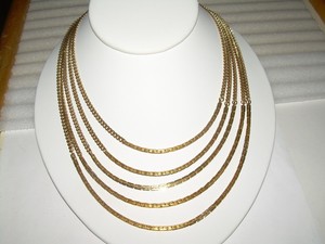 Monet Multi Strand Necklace - C Link 