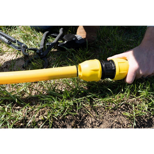 Underground Natural Gas Pipe IPS Liquid Propane Yellow Polyethylene 0.75" x 100' - Picture 4 of 12