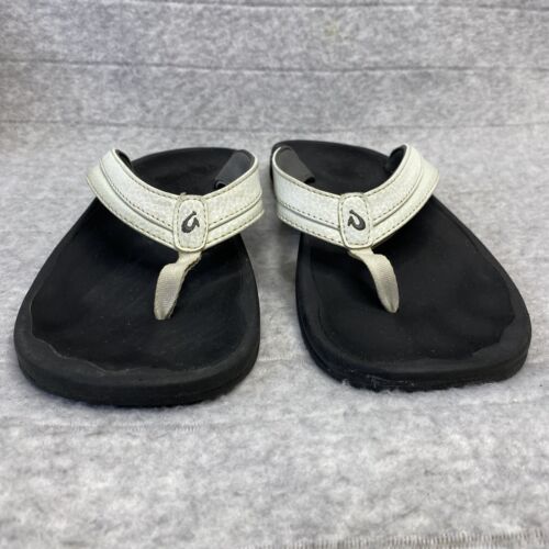 OluKai Ohana Damen-Flip-Flops Größe 11 weiß Strand Wochenende entspannen - Bild 2 von 8