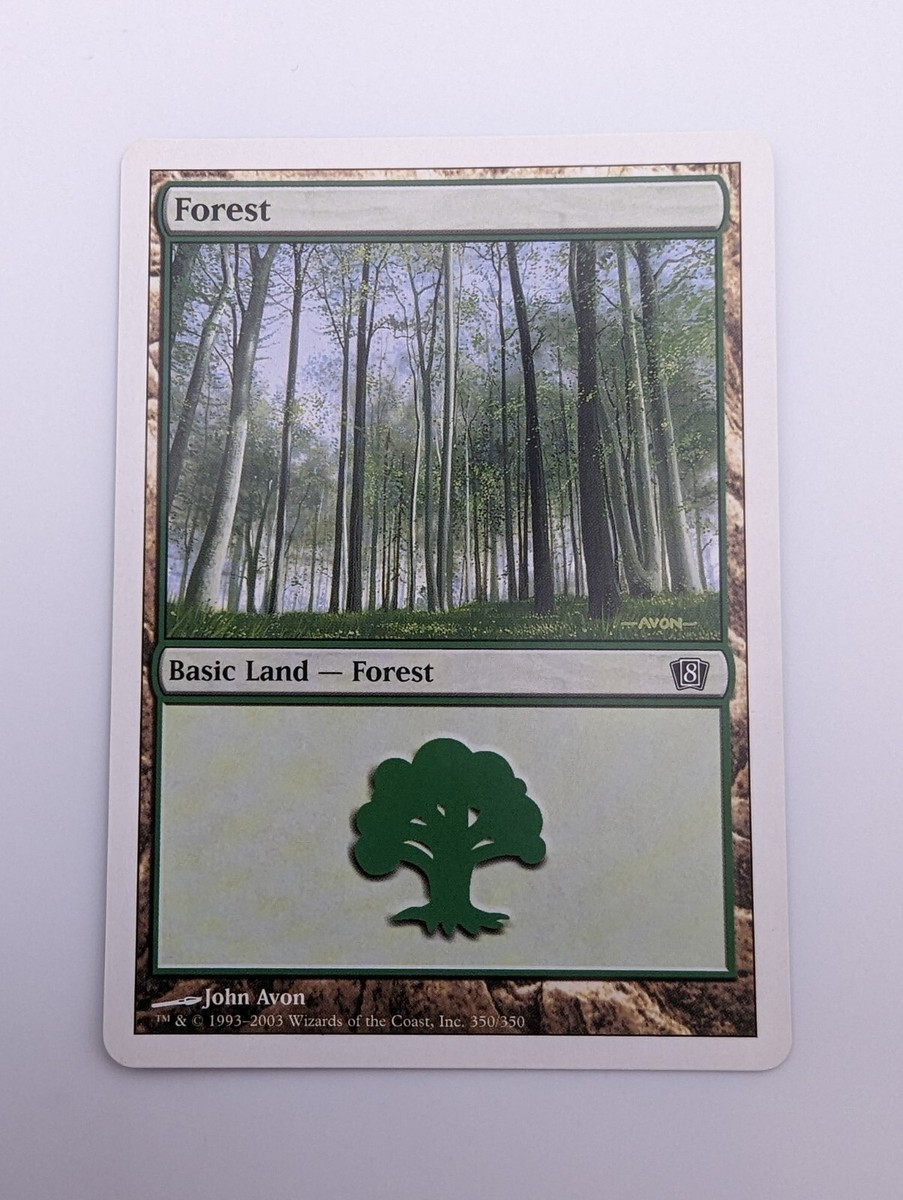 Magic The Gathering MTG 8th (Eighth) Edition - FOREST #350 | eBay