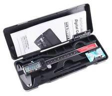 0-6" x 0.0005"3 Key Electronic Digital Caliper with Extra Large LCD, #AB11-1106