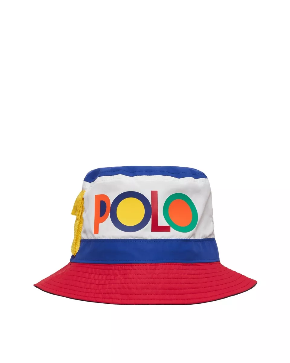Polo bucket hat with clearance string