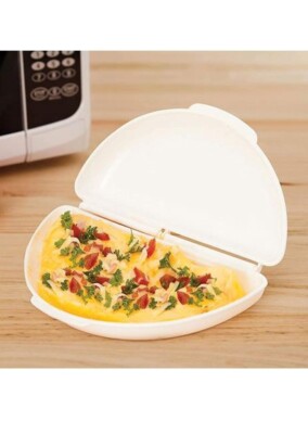 Mikrowelle Omelett Maschine - BPA frei Kunststoff Einfach Kochen Eier Lebensmittel Zubereitung Werkzeug