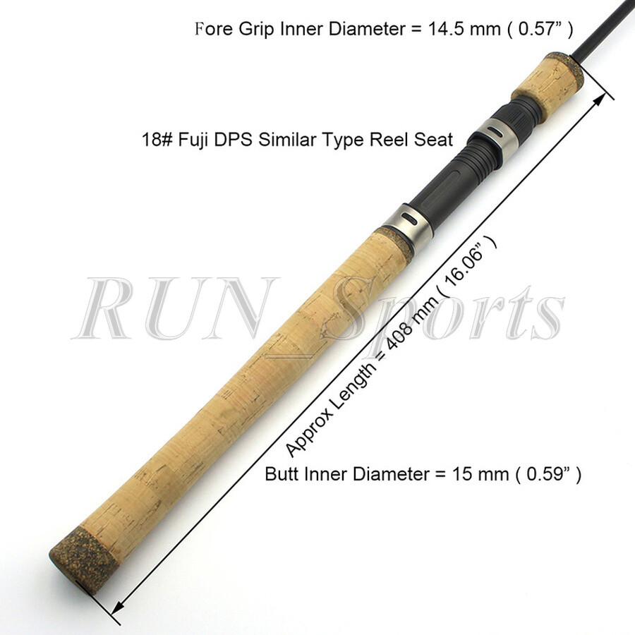 Fuji DPS 18# Reel Seat Composite Cork Fishing Rod Handle Split Rod
