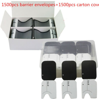 3,000 Count #2 Adult Phosphor Plate Barrier Envelopes - For Gendex & Scan-X Dental X-Ray Systems