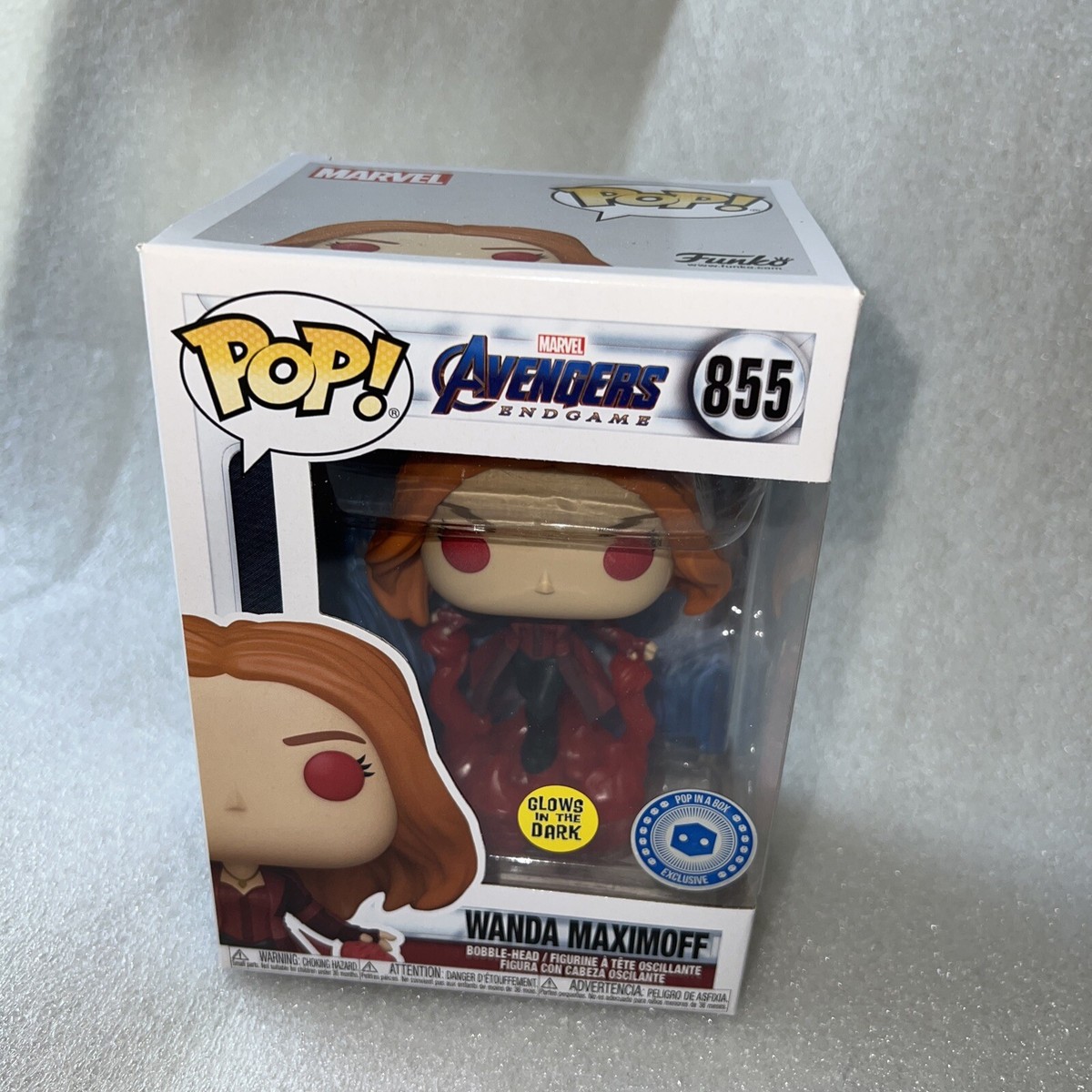 ●From the Heart of The Port City Wanda Maximoff Earth 838 GITD POP Figure #1216 Funko Marvel