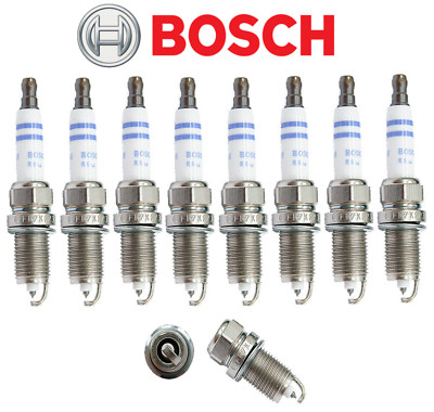 OEM Spark Plug Double Platinum 8pcs OEM Bosch for BMW V8 5 6 7 X5 04-10