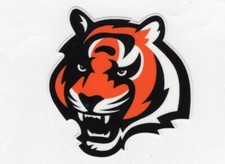 Cincinnati Bengals Vinyl Decal helmet window laptop to 14" FREE TRACKING