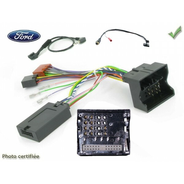 Commande au volant Ford sans après contact adaptateur Fakra pour réparer l'audio