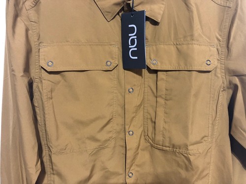 NAU Men’s Ultra Light Soft Shell Long Sleeve Shirt Sz Medium - Picture 5 of 5