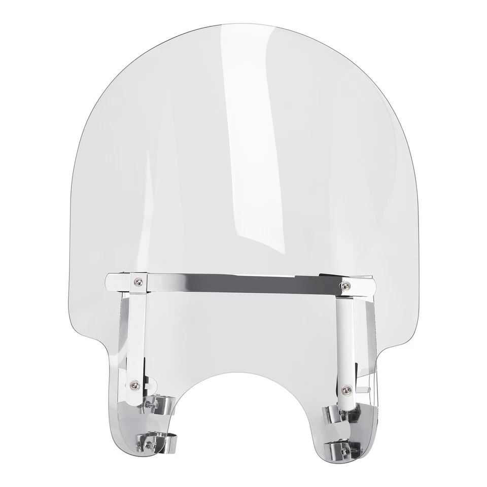 Abrazaderas transparentes de 39 mm parabrisas apto para Harley Sportster XL883 1200 Dyna Foto 4 de 4