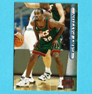 1996-97 Stadium Club #103 Gary Payton Seattle SuperSonics