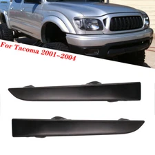 L&R FRONT BUMPER GRILLE HEADLIGHT FILLER TRIM PANELS FOR TOYOTA TACOMA 2001-2004