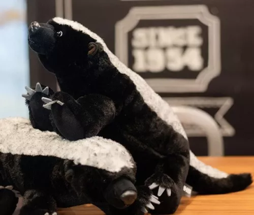 Honey Badger Ratel 15 Inch Stuffed Animal Plush Toys Toddler Doll Kids Gifts - Picture 1 of 5