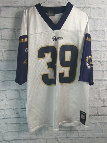 Los Angeles Rams Steven Jackson jersey mens size large white Reebok - Picture 1 of 6