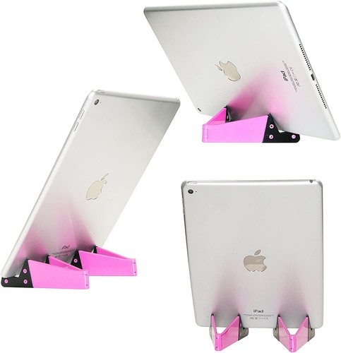 SOPORTE DE SOPORTE AJUSTABLE UNIVERSAL PLEGABLE EN FORMA DE V PARA TELÉFONO MÓVIL/TABLET REINO UNIDO - Imagen 13 de 38