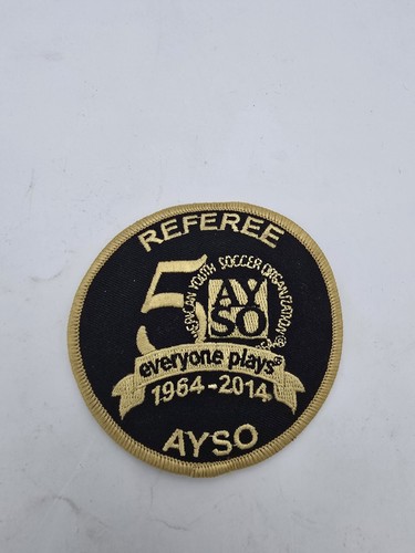 1964-2014 United States Soccer Ayso Referee Uniform Sport Related Patch