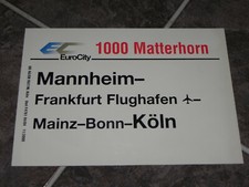 ZLS DBAG EC 1000 "Matterhorn" Mannheim-Cologne