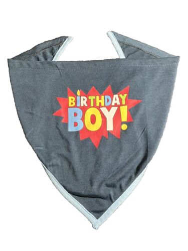 Dog Birthday Party Supplies Boy Dog Bandana Scarf Top Paw L - Picture 1 of 2