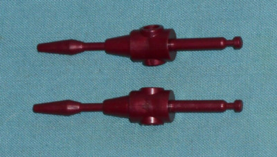 original G1 Transformers seeker jet THRUST LONG GUN MISSILE x2 weapons parts lot