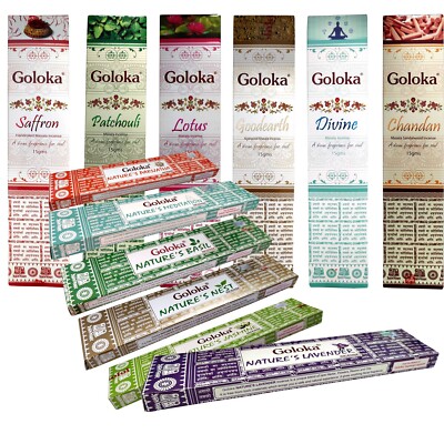 Goloka Räucherstäbchen - verschiedene Sorten - 15 g